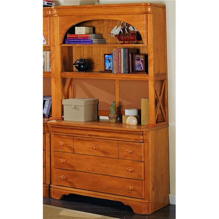 Single Dresser and Hutch